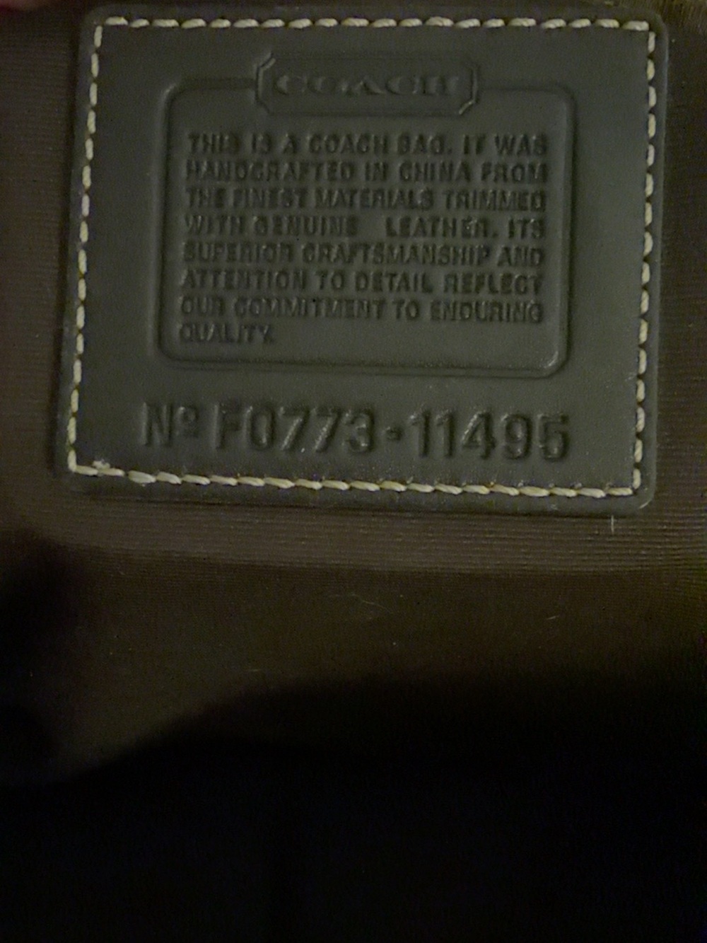 Coach Patchwork Signature Canvas Tote in Brown - Picture 5 of 5